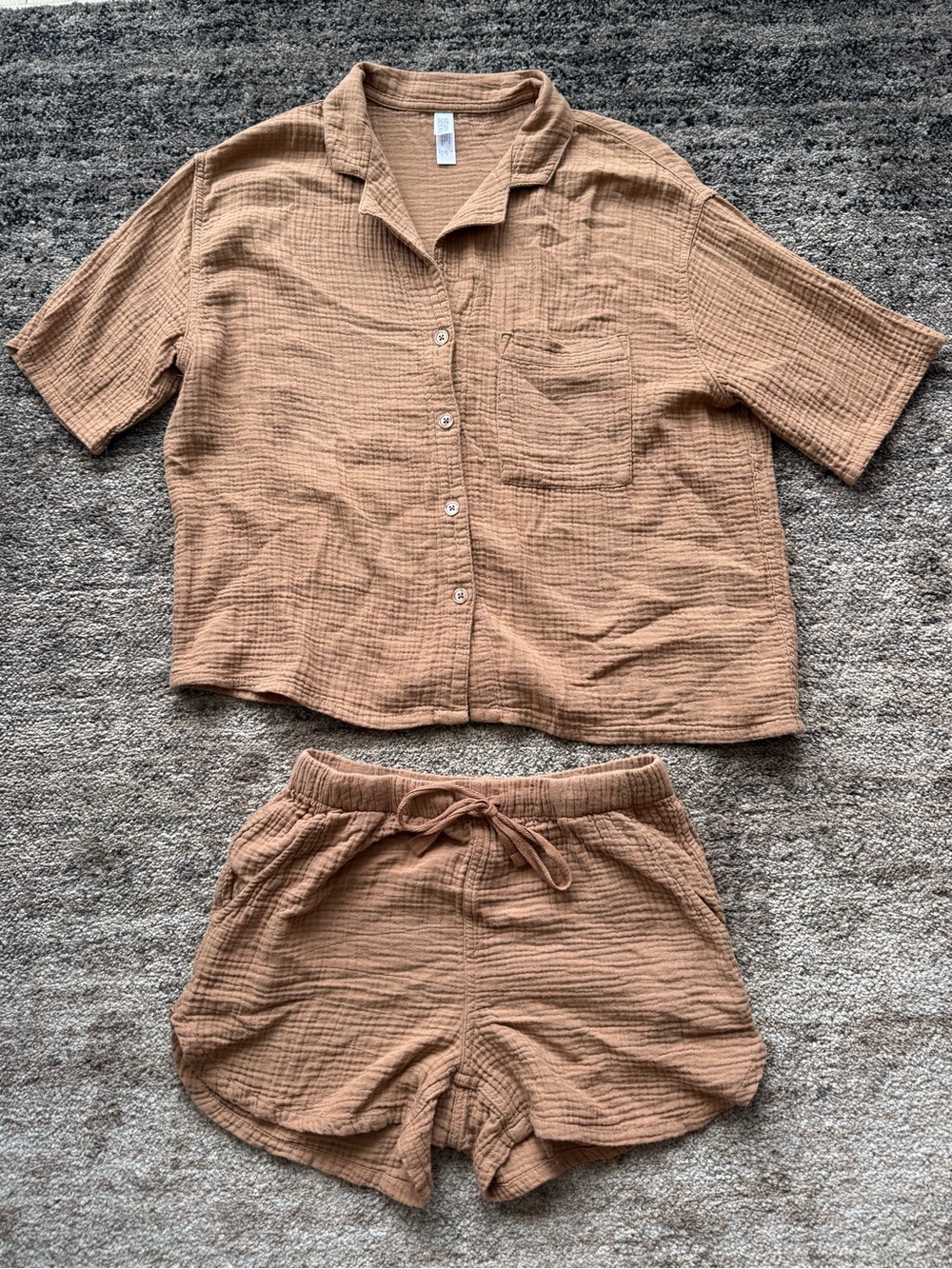 Stars Above Two-Piece Cotton Gauze Lounge Set
